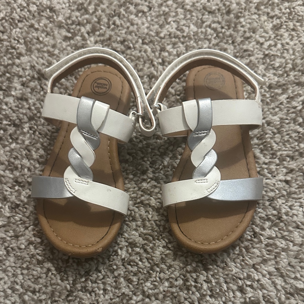 Toddler Girl Sandals Wonder Nation Brand Size 8